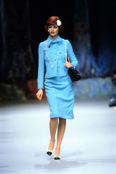 chanel spring 92 dress|chanel runway 1992.